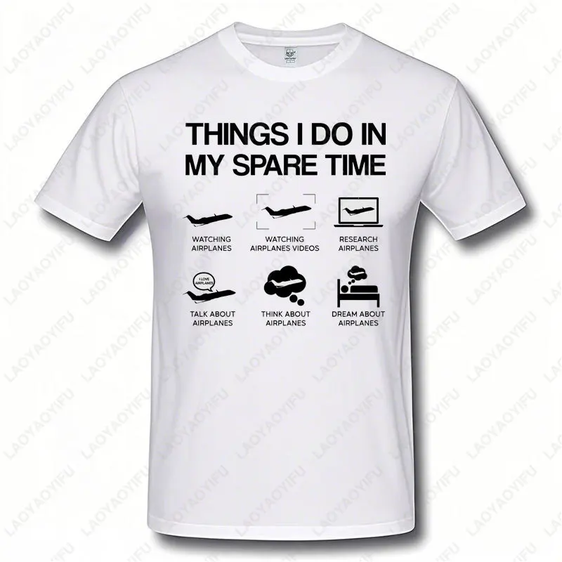 How Planes Fly T-shirt Engineer Pilot TShirt Funny Heartbeat Aircraft Pattern Printed T Shirt Cotton Men Women Summer Cool Tees - Image 6