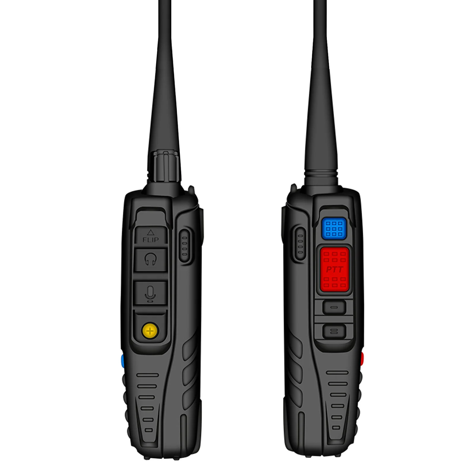 Radtel RT-4B 5 Bands Amateur Two Way Radio 200CH Ham Walkie Talkie VOX DTMF 2 Tone 5 Tone SOS Color LCD Police Scanner FM radio