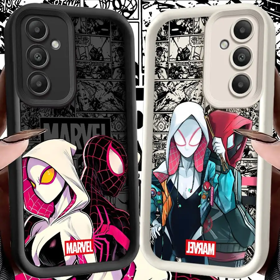 

Marvel Spiderman Gwen Soft Cover Case for Samsung Galaxy S22 S23 FE S20FE S24Ultra S21 S25 Ultra S25+ S24 Plus