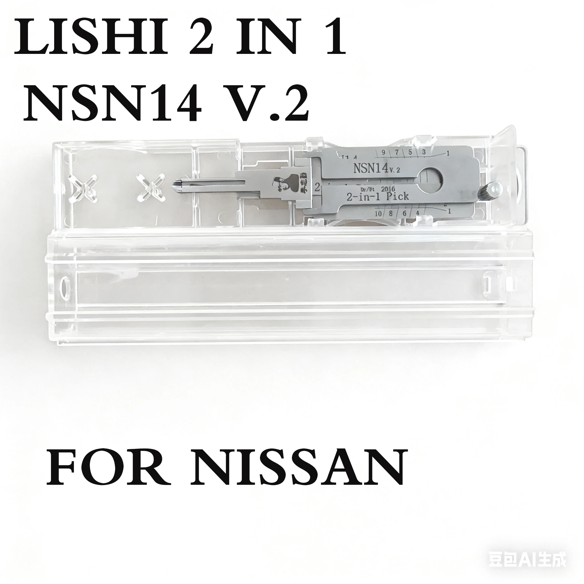 LISHI Auto. Pick FOR  NISSAN Suits Keyways DAT-15 (NSN14) - DR/BT TOOL