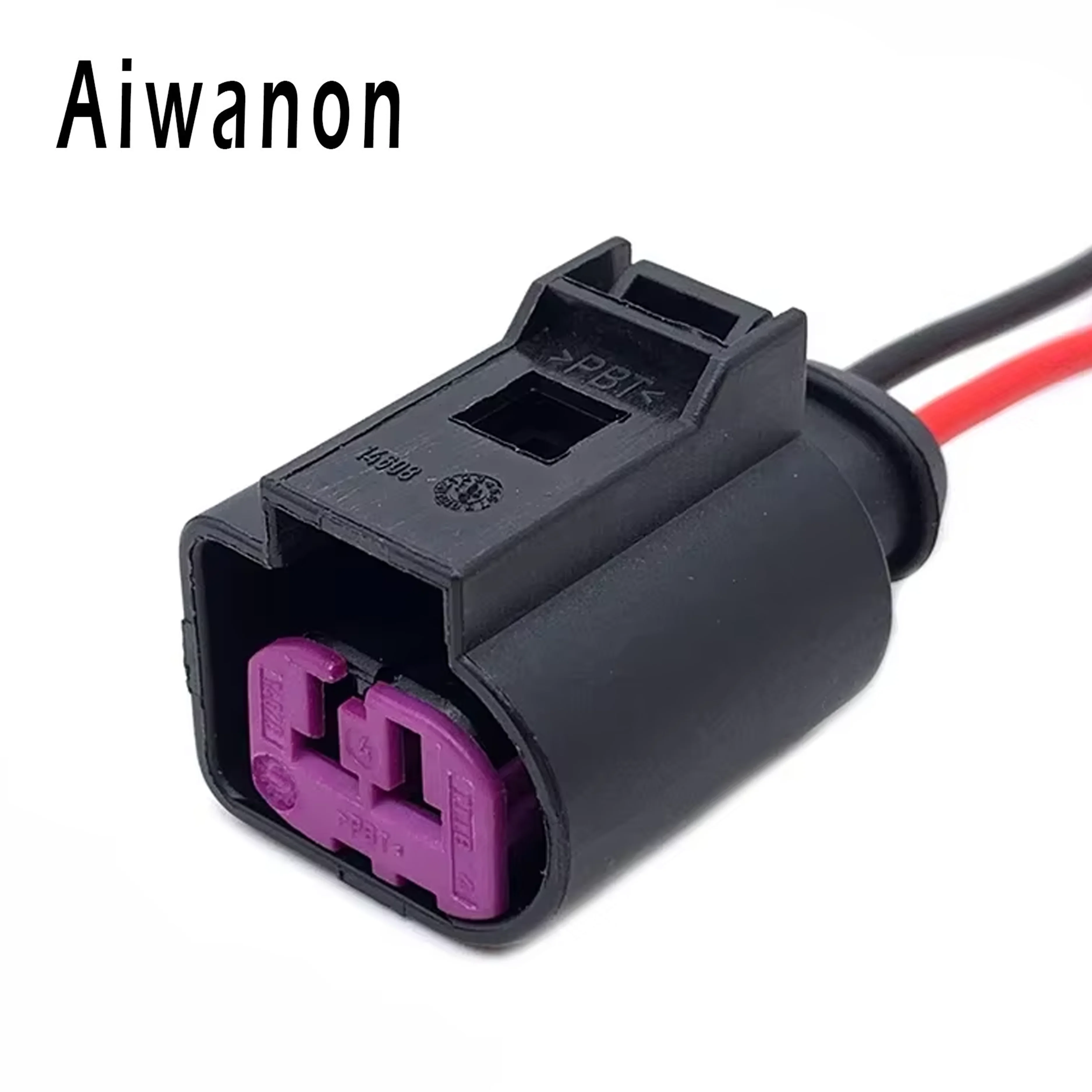 

1 Set 2 Pin Car Engine Speaker Sensor Electrical Connectors Waterproof Female Wire Harness Plug For Magotan Sagitar 1J0973772