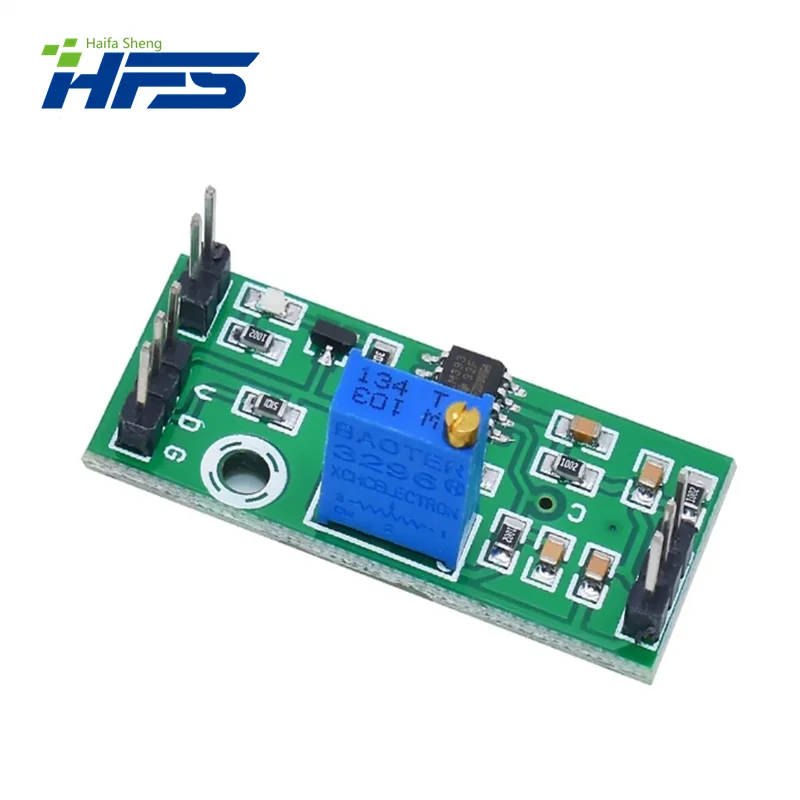 LM393 3.5-24V Voltage Comparator Module High Level Output Analog Comparator Control With LED Indicator