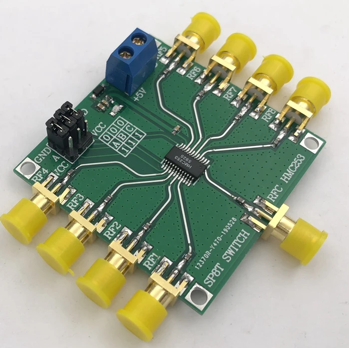 1PC HMC253 DC-2.5GHz RF Single-Pole Eight-Throw Switch, SP8T RF Switch for Antenna & Channel Selection