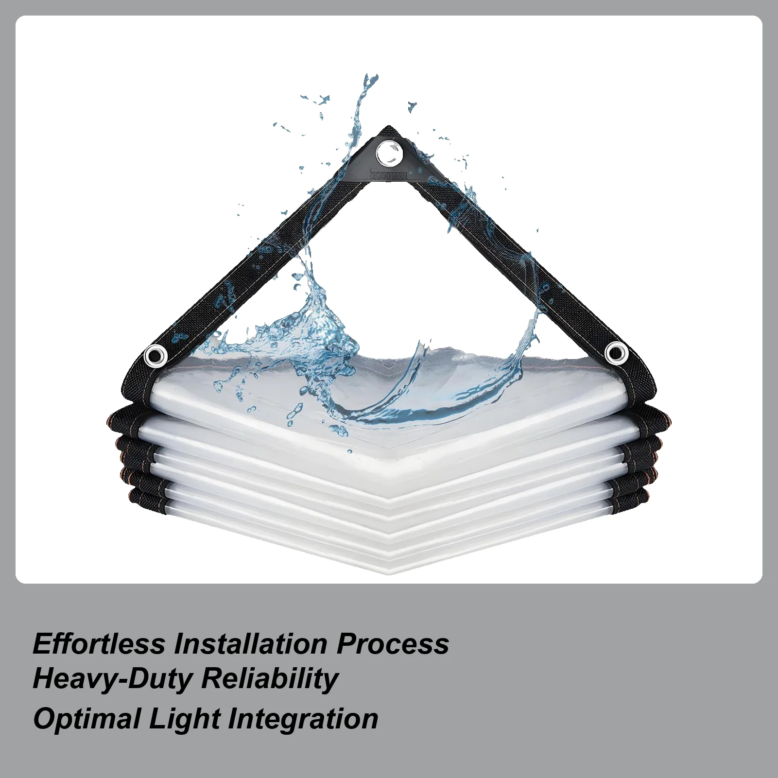 

Сверхмощный прозрачный брезент, сверхмощный прозрачный брезент, садовый прозрачный чехол для патио, крыльца, сада, теплицы, укрытие