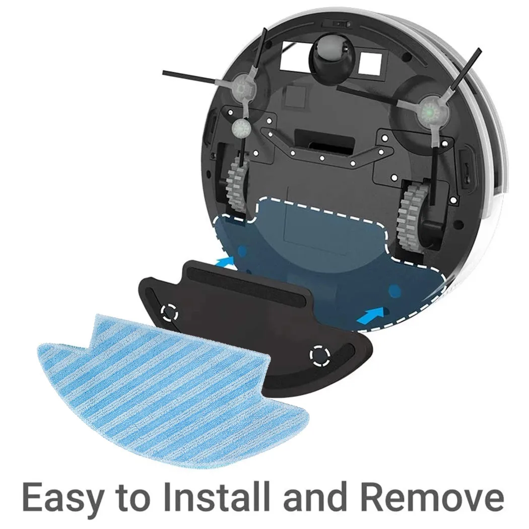 

Keep Your Home Cleaner with 5 Mop Pads Compatible with For Lefant M210/M210B/M213/OKP K3 Robot Vacuum Cleaners