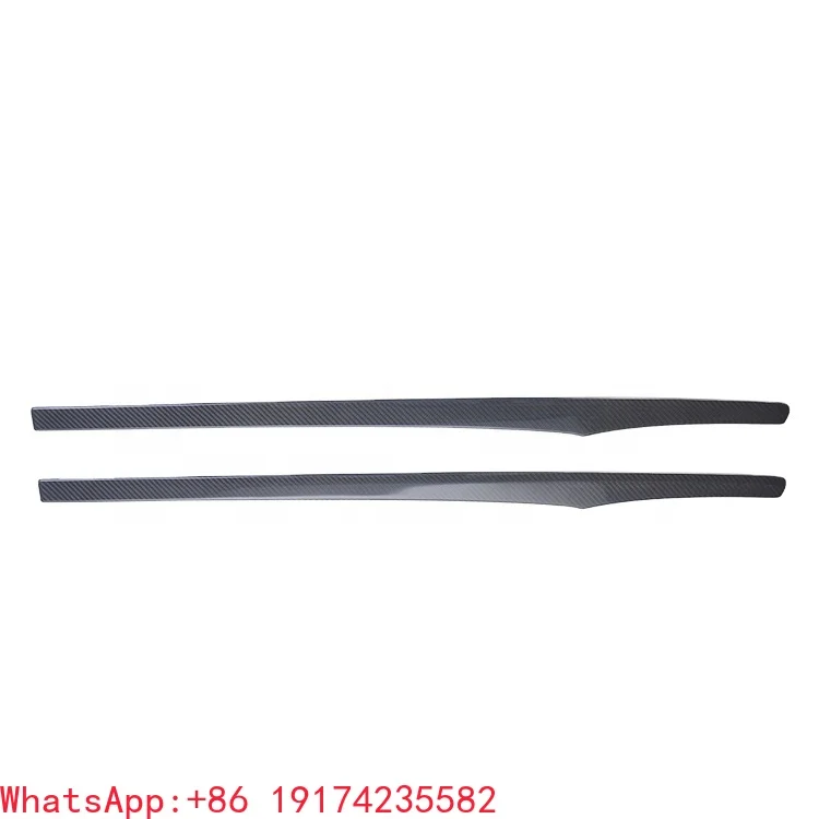 

Auto Accessories 2pcs Stick on Style Interior Trim Real Dry Carbon Inside Door Panel Cover for Porsche 718 Boxster Cayman