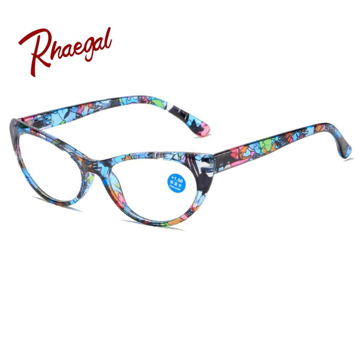 

Rhaegal New Print Design Presbyopia Glasses Cat Eye Women's Fashion Unique Design Reading Glasses With Diopters Up To +3.0 Gift