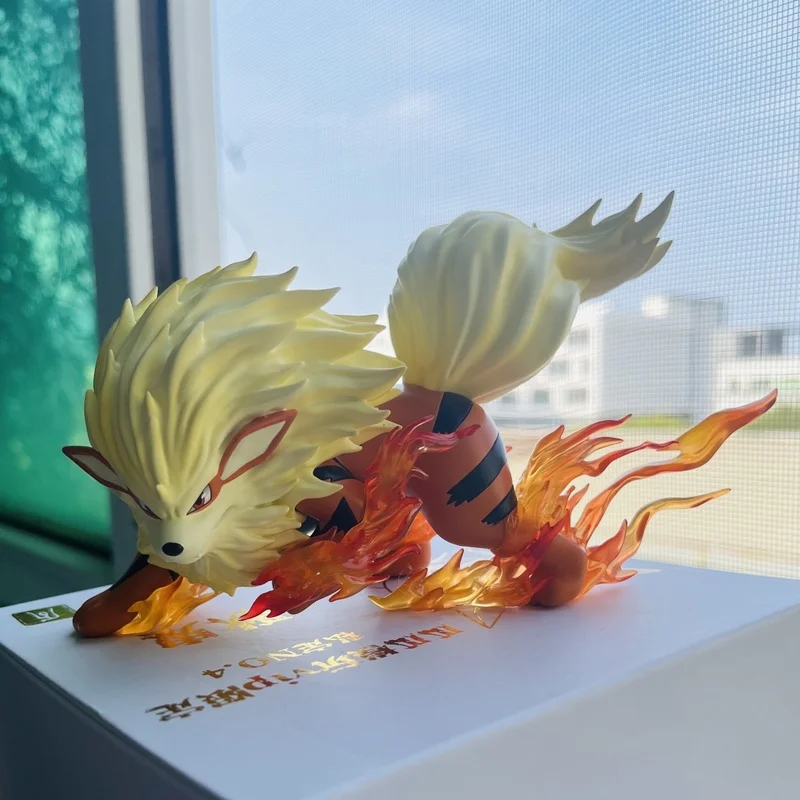 Pre-Sale Pokemon Arcanine 12cm Wind Speed Dog Statue Action Figures Pvc Statue Figurine Model Collectable Doll Toys Gift For Kid