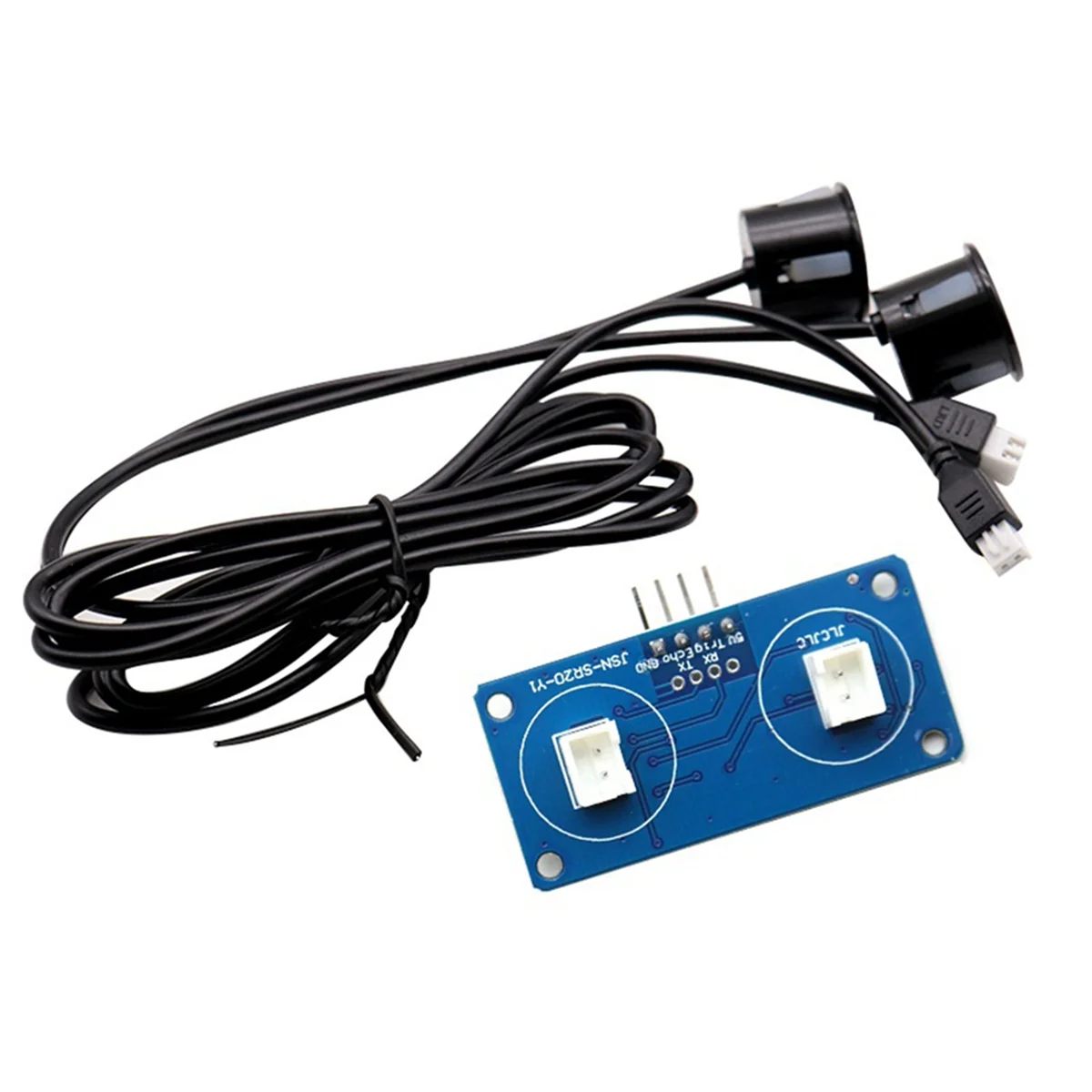 ABBH-Ultrasonic Ranging Module Waterproof Dual Probe Ranging JSN-SR04T with Cable Blind Zone Robot Obstacle Avoidance