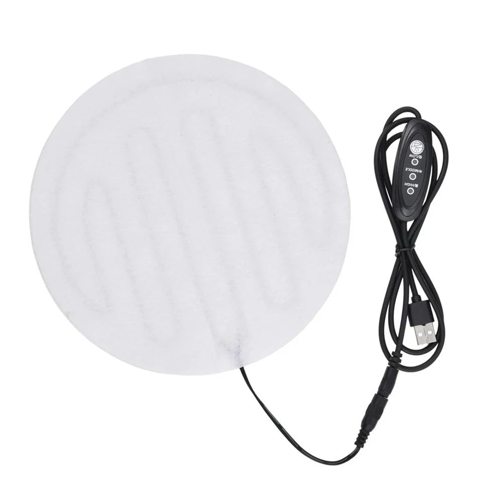 1pc USB Electric Heating Pad Three-Level Temperature Control For Keeping Clothes And Pets Warm 5V Pet Supplies