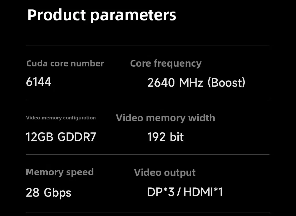GPU grafico indipendente da gioco RTX 5070 12G VANGUARD SOC