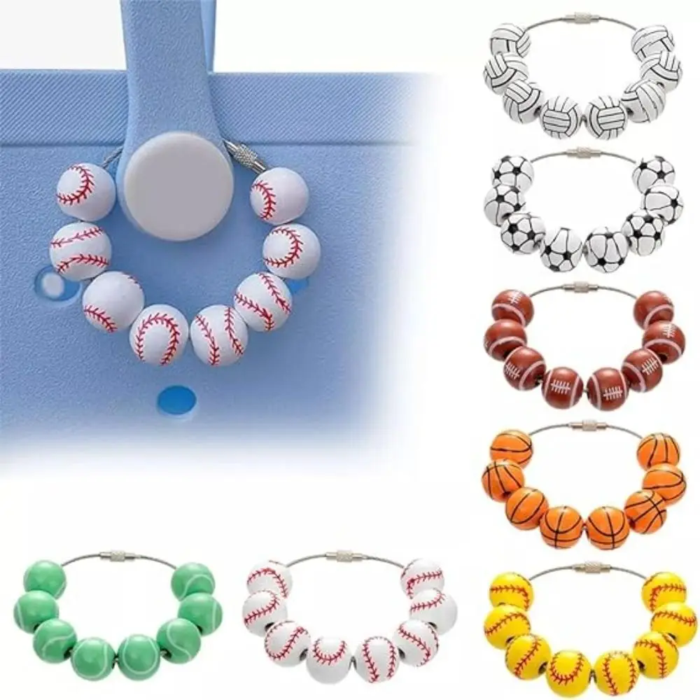 Брелок из бисера «сделай сам» для сумки Bogg, спортивная сумка, подвески для сумки Bogg, аксессуары, деревянные бусины, брелок для сумки Bogg/пляжная сумка