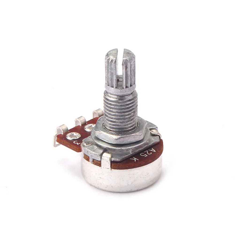 A25k-Ohm Control Pot High Performance Guitar Bass Potentiometers Volume Tone Replacement A25k-Ohm Control Pot Potentiometers