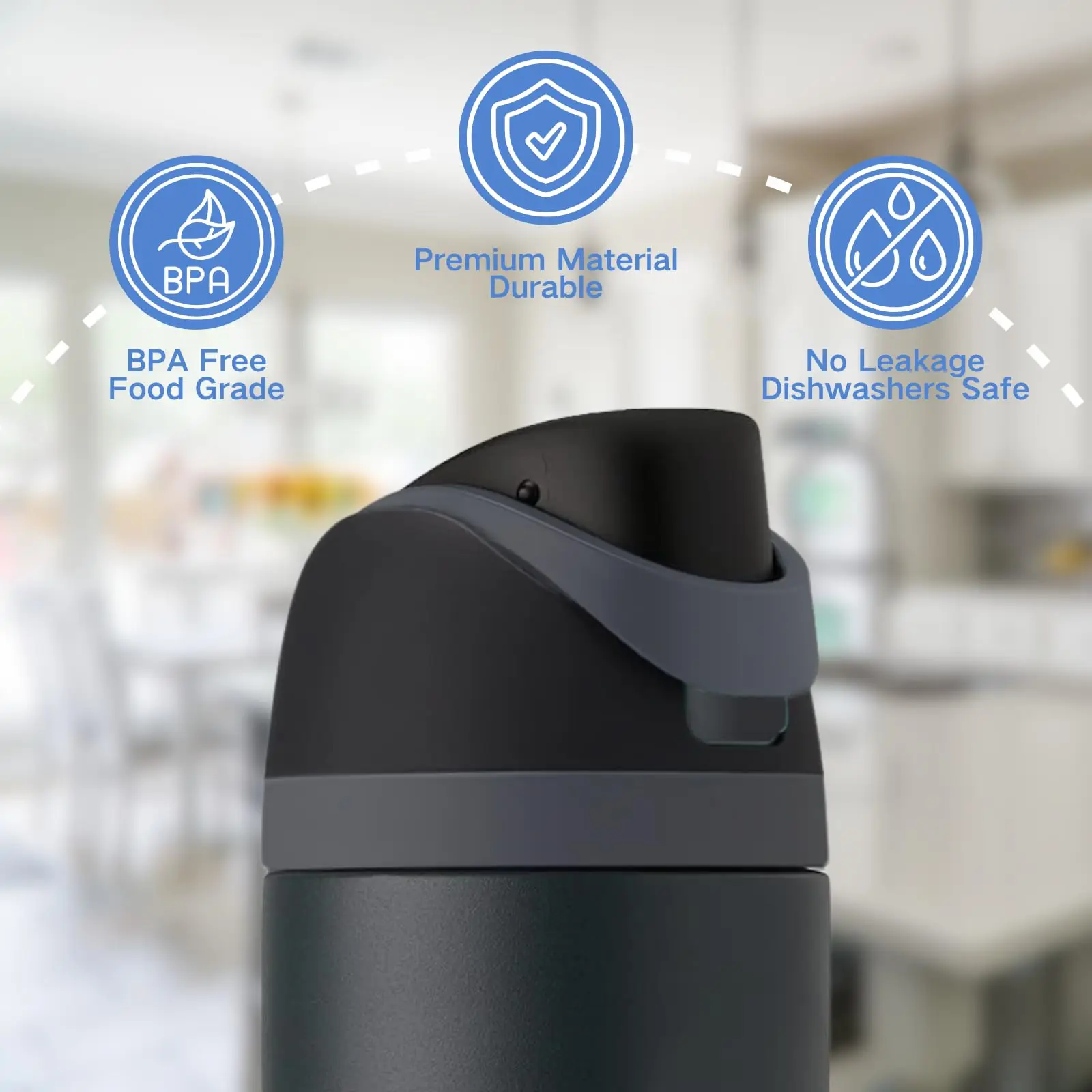 New Unify Accessory For Owala Freesip Replacement Lid Ne Button Water Bottle Compatible Owala Cup Straw Cover Parts Kit Set