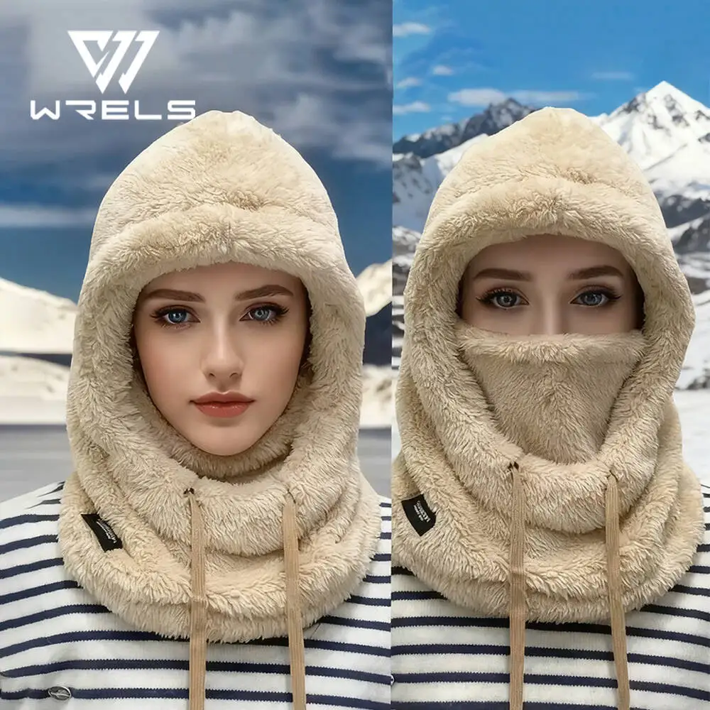 1/2pcs Winter Warm Balaclava Thermal Windproof Ski Hood  display picture 2