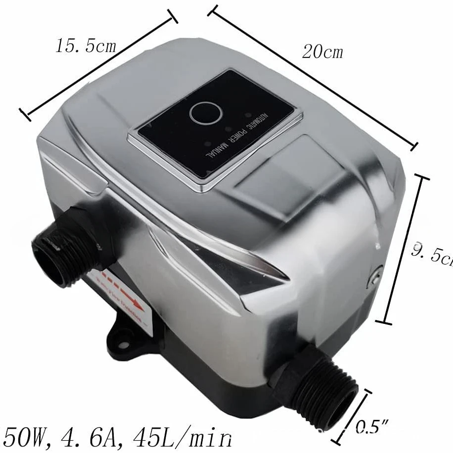 24V household automatic silent booster pump permanent magnet DC solar water heating pump