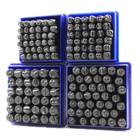 36pcs Professional Stamping Tool Set - Carbon Steel Number & Letter Punches for Faux Leather, Metal, Wood & Crafts