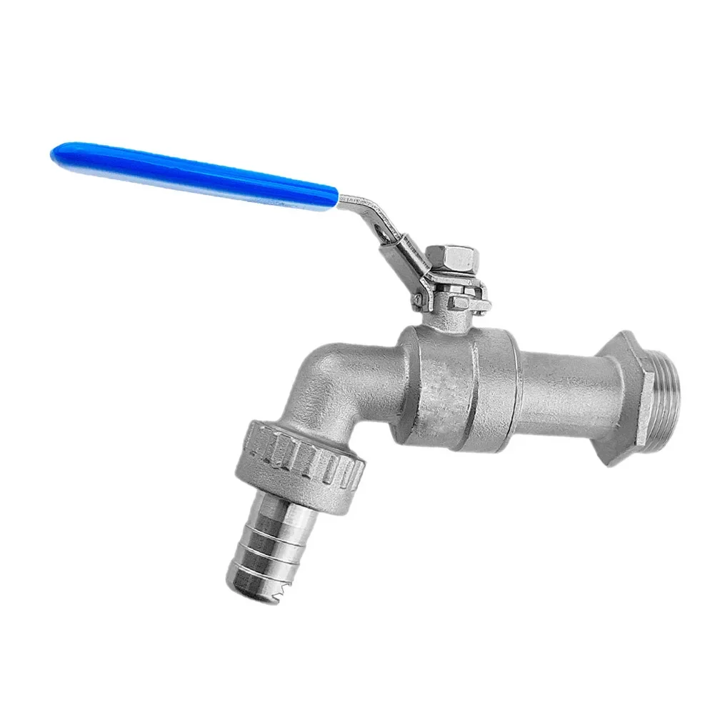 

3/4 Inch Stainless Steel Ball Valve With Lever Handle V4A Ball Outlet Valve Outlet Water Tap For Cold Hot Water Garden Watering