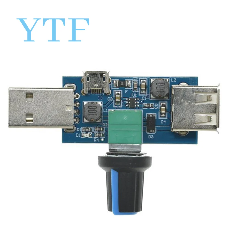 Mini USB fan governor wind speed air volume regulator cooling mute multi function office dormitory bedside