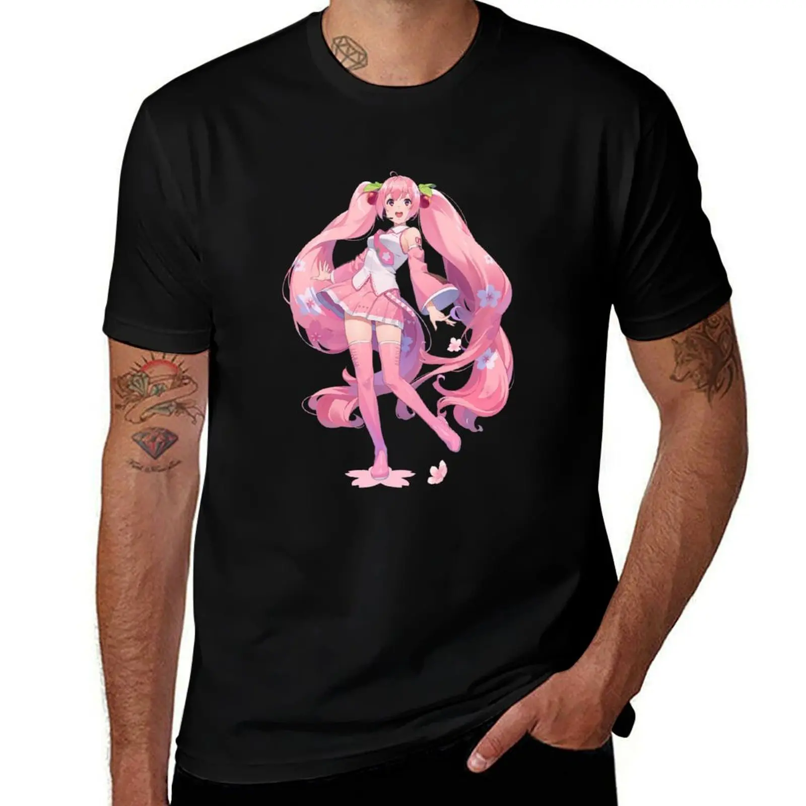 

Sakura Miku T-Shirt Running Performance Short Sleeve Tee
