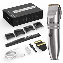 Elektrische Haarsnijmachine 5-Gear Verstelbare Precisie Professionele Tondeuse Voor Mannen Volwassenen Kids Cordless Hair Trimmers