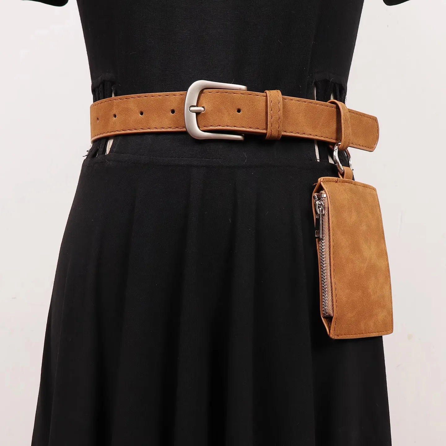 가짜 스웨이드 가방 벨트 여성 PU 가죽 Cummerbunds 여성 드레스 코르셋 허리띠 벨트 장식 와이드 벨트 R2634