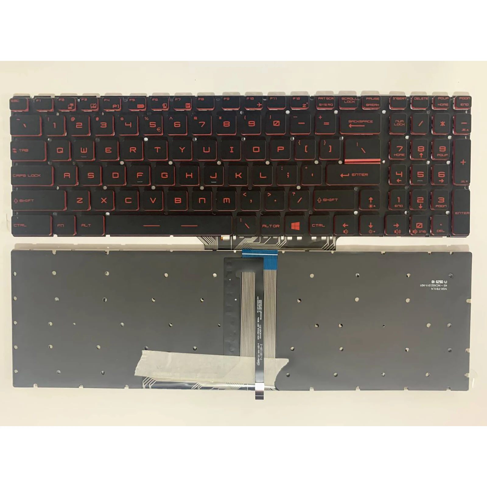

Laptop keyboard US Layout for MSI GS60 GT72 GT73VR GS63VR GL62 GE62 GT62 WS60 MS-16JB