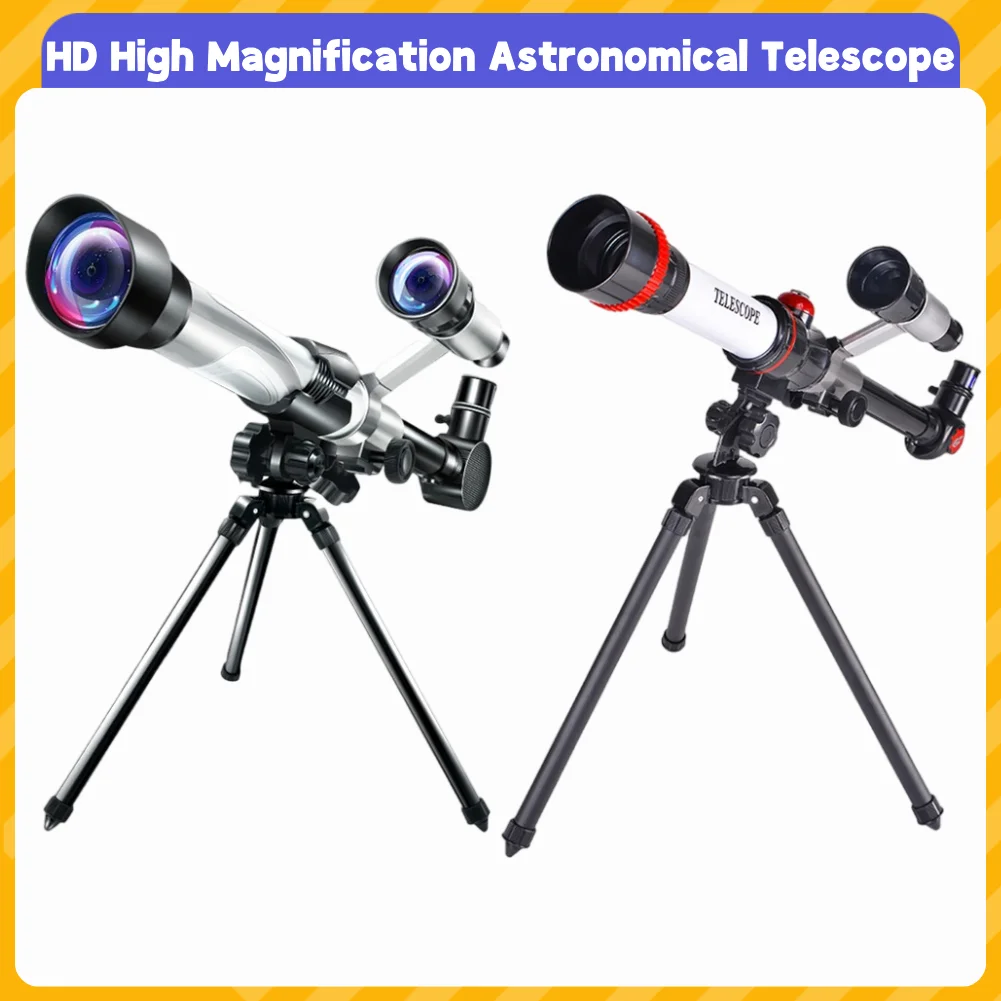 HD High Magnification Astronomical Telescope Professional Kids Experiment Monocular Stargazing Binoculars Teaching Aids