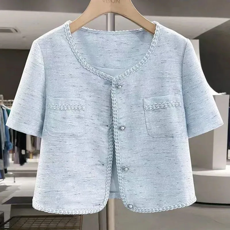 

Новый женский костюм 2026: Весенне-осеннее универсальное свободное пальто для женщин, элегантная высококачественная повседневная верхняя одежда