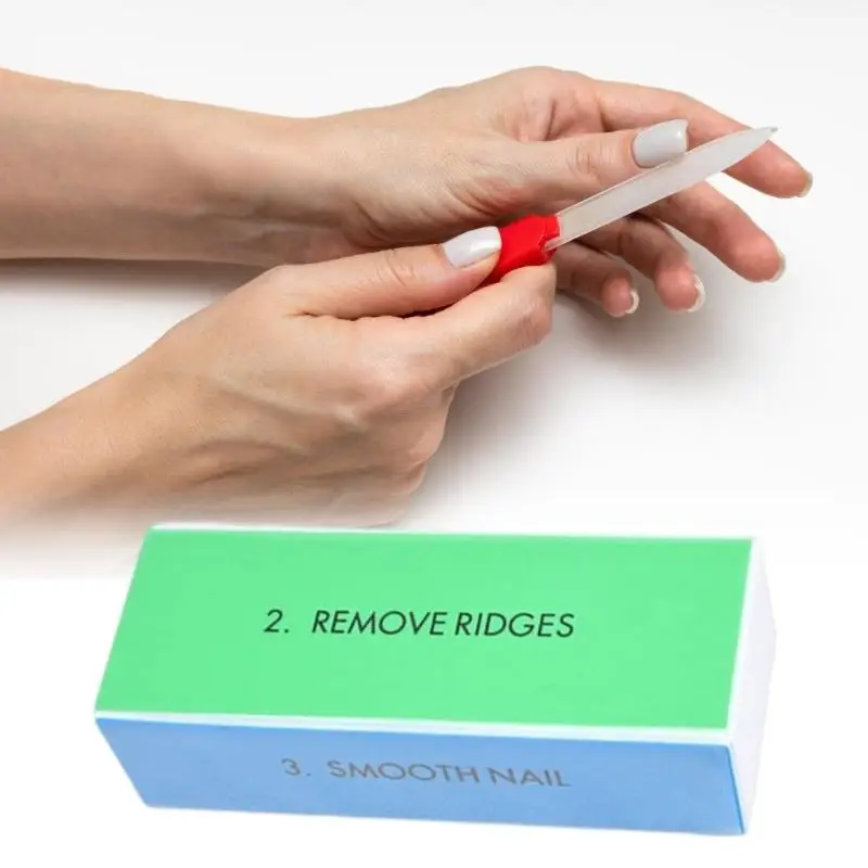 652F Multiple Purpose Unguis File Block Tall Density Spongiform Substance For Smoothing Shaping And Polishing