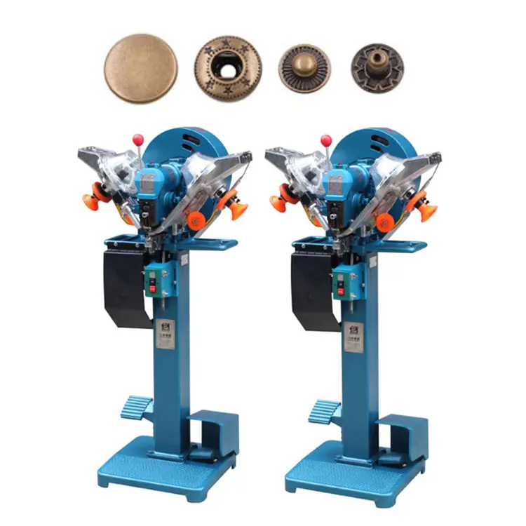 Wholesale automatic brass prong metal snap button fixing attaching fastening machine