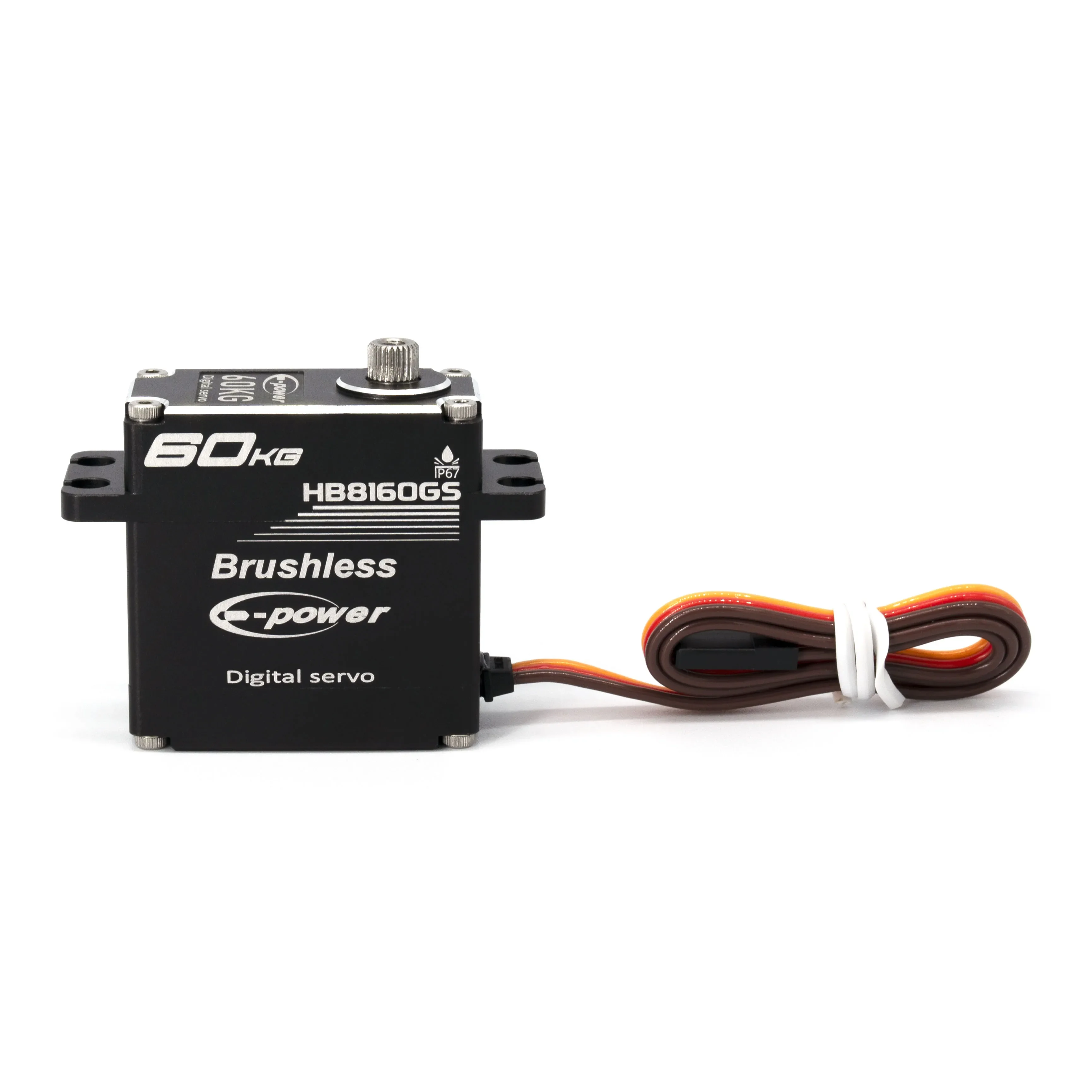 Servo sin escobillas EP, servomotor Digital RC resistente al agua de 60KG, engranaje de Metal de 14V HV para coche trepador de control remoto 1/8 1/10, Robot Traxxas Scx10