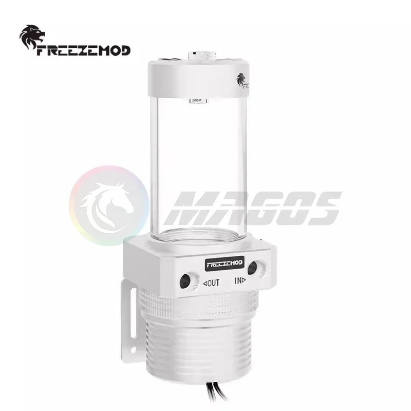 FREEZEMOD PC AIO Reservoir Box Pump, PWM Intelligent Control Magnetic Levitation Pump For Computer Liquid Cooling System