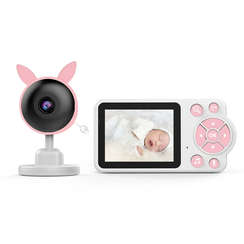2.8Inch 720PWireless Long Distance Digital Baby Monitor Temperature Monitoring Lullaby Babysitter Nanny Cam Intercom Baby Camera
