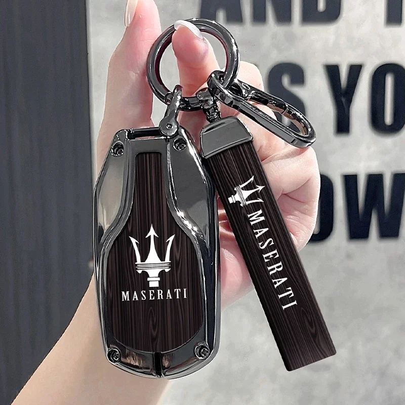 سيارة الذكية مفتاح بعيد فوب غطاء حامل قذيفة لمازيراتي جيبلي ليفانتي GT GC لو مفتاح حامل سلسلة حامي تصفيف السيارة #4