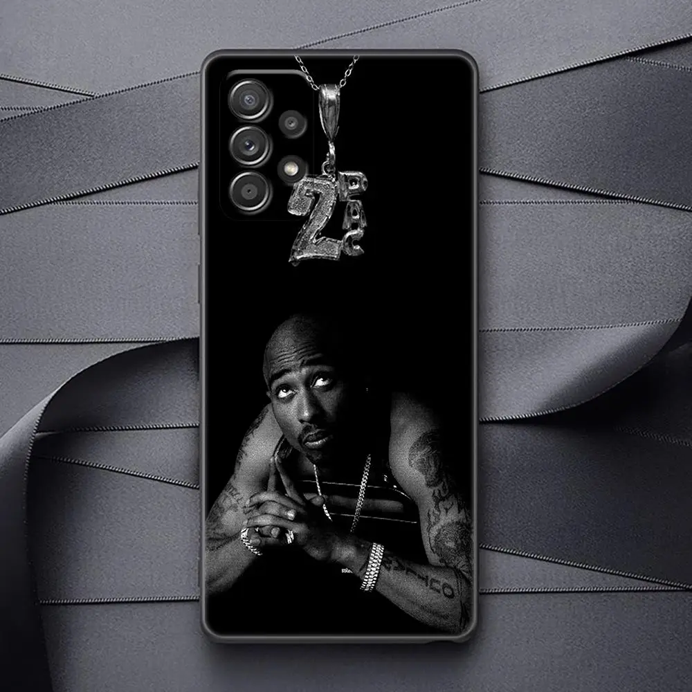 Fundas Case for Samsung Galaxy A52 A53 A73 A72 A71 A32 A33 A51 A42 A13 A01 Cases Silicone Cover 2PAC Tupac Shakur Gangsta Rapper