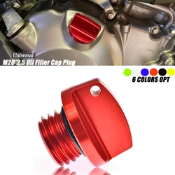 M20*2.5 For Kawasaki Oil Filler Cap Plug NINJA 250 450 ER-4n ER-6F VERSYS650 Z650 ZXR750 Z800 NINJA 100 VERSYS Z1000 VERSYS 650
