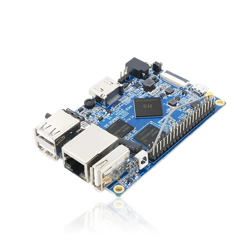 

AA84 для Orange Pi PC Plus одноплатный компьютер 1 ГБ ОЗУ 8 ГБ EMMC Allwinner H3 для Android4.4 Ubuntu Debian OS