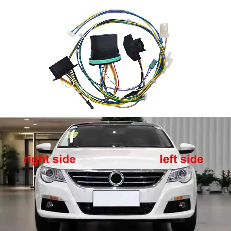 

For Volkswagen VW Passat CC 2009 2010 2011 2012 Headlight Wiring Harness Headlamp Internal Wire Harness Plug