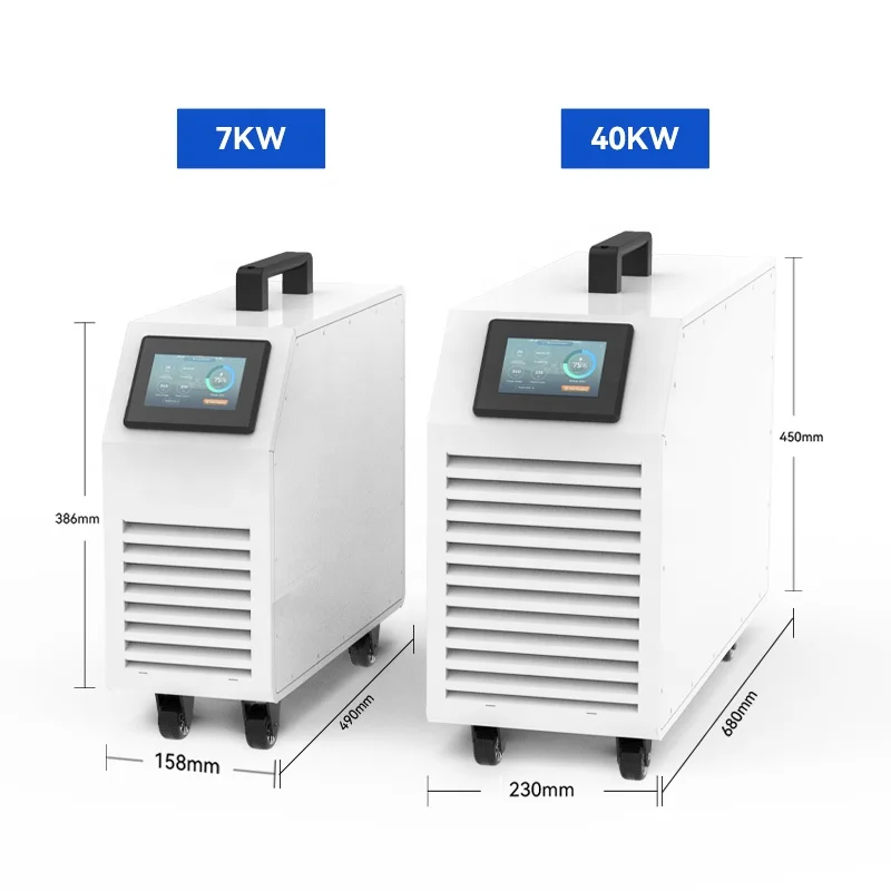 20kw محطة شحن متحركة سريعة المحمولة Ccs2 Dc Ev شاحن لمركبات الطاقة الجديدة #3