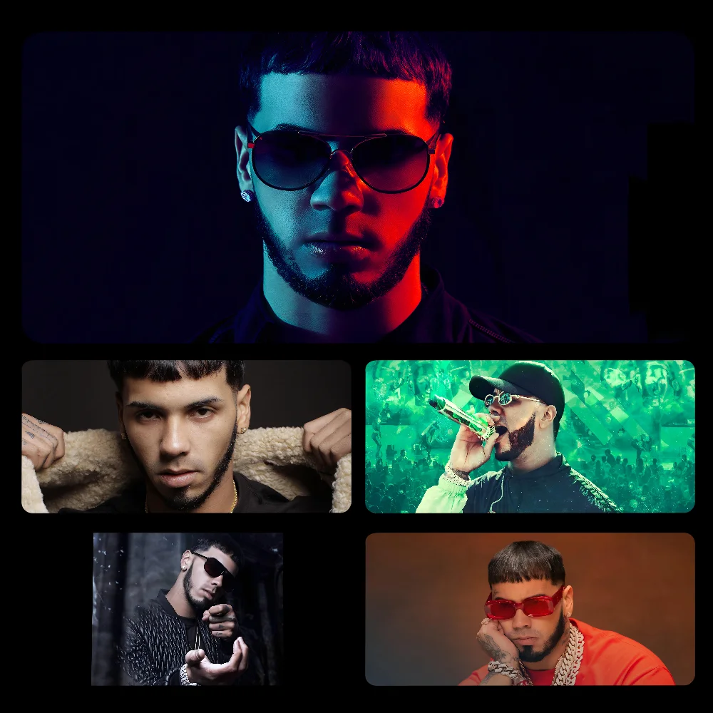 Rapper A -Anuel AA Mousepad Large Gaming Mouse Pad LockEdge Thickened Computer Keyboard Table Desk Mat