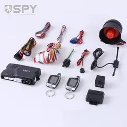 SPY 2 Way Motorcycle Alarm System Full Anti-hijacking Kit Remote Start Security Alarm for Anti-theft Remote Control