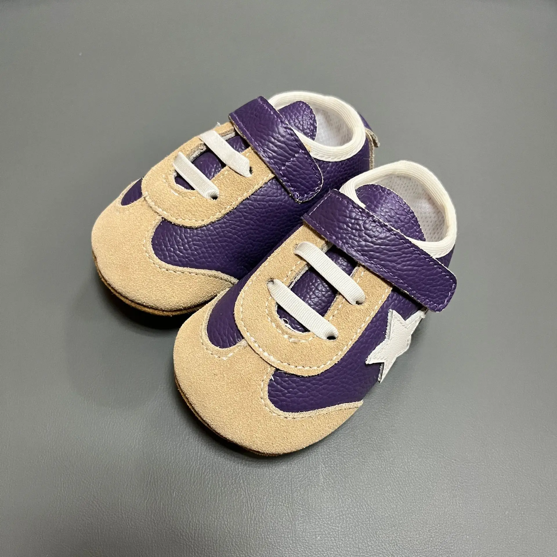 Baby Girls Boys Leather Shoes Toddler Newborn Infant Barefoot Shoes First Walkers Crib Shoes Kids First Steps Shoes Sneakers