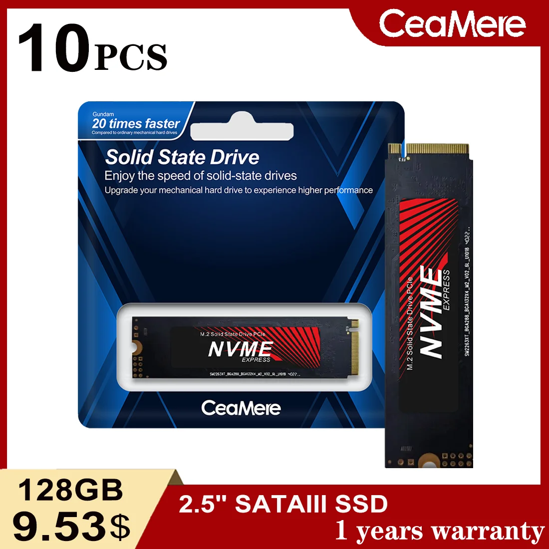 CeaMere P06 2PCS-5PCS-10PCS M2 NVMe 128GB 256GB 512GB 1TB M.2  NVMe pcie Drive Hard Disk For laptop desktop For Laptop