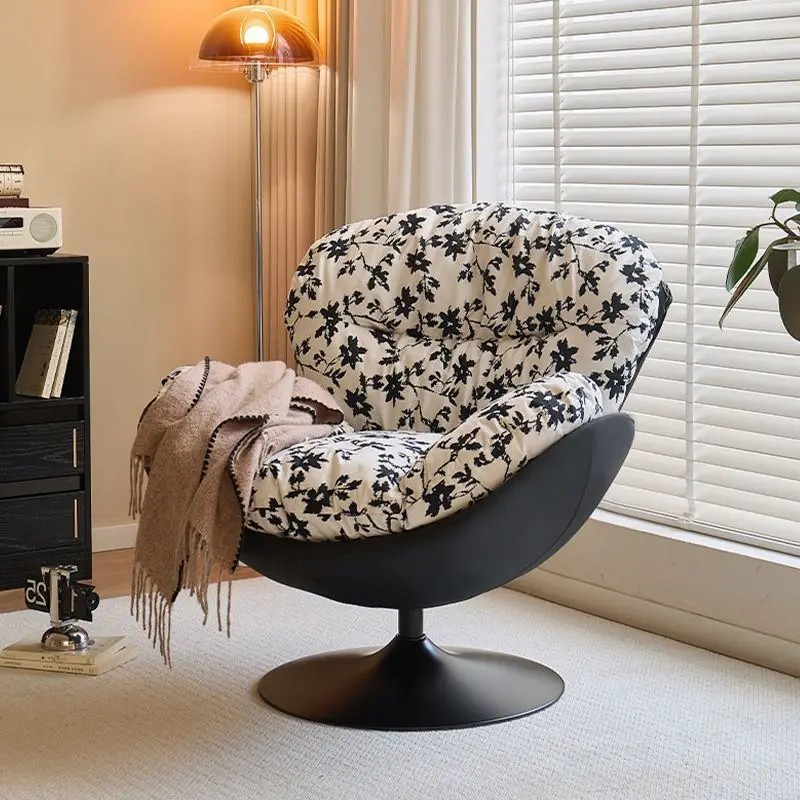 

Кресло-реклайнер одноместное вращающееся для дома, гостиной, балкона, отдыха, в форме яйца, для ленивого отдыха