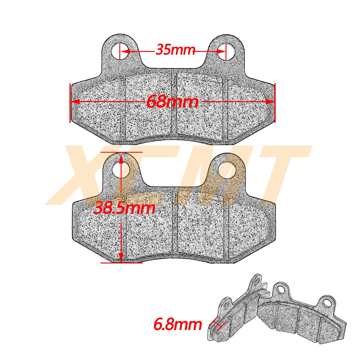 For Sur-Ron Surron Ultra Bee Dirt Bike Part Motorcycle Front And Rear Brake Pads OEM Original Copper Based Sintering Enduro
