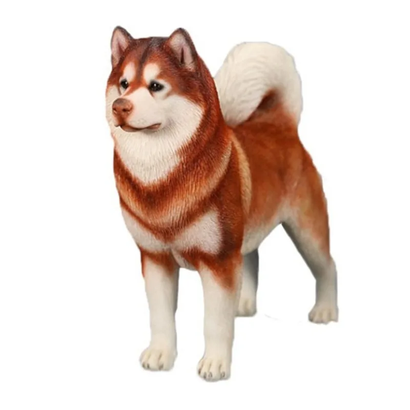 

Alaskan Sled Dog Simulation Dog Animal Model Home Car Ornament Figure Doll Figure