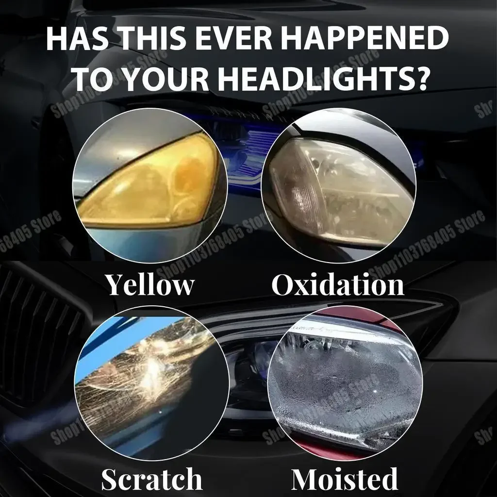 Car Headlight restoration Polishing Repair Fluid lamp Coating polisher Wax Agent cleaner for  restoration Remove Oxidation - Image 3