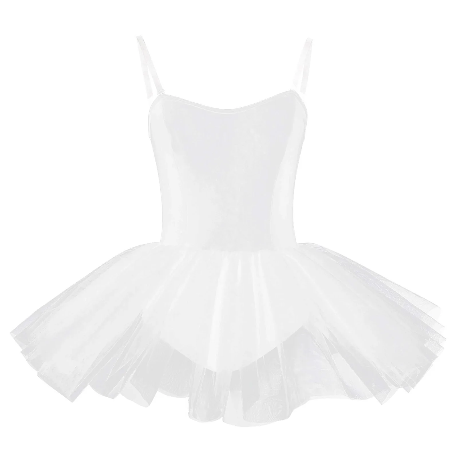 Robe de ballerine sans bretelles pour femmes et filles, tutu de ballet classique, jupe fzphtalleotard, vêtements de danse, costume de performance