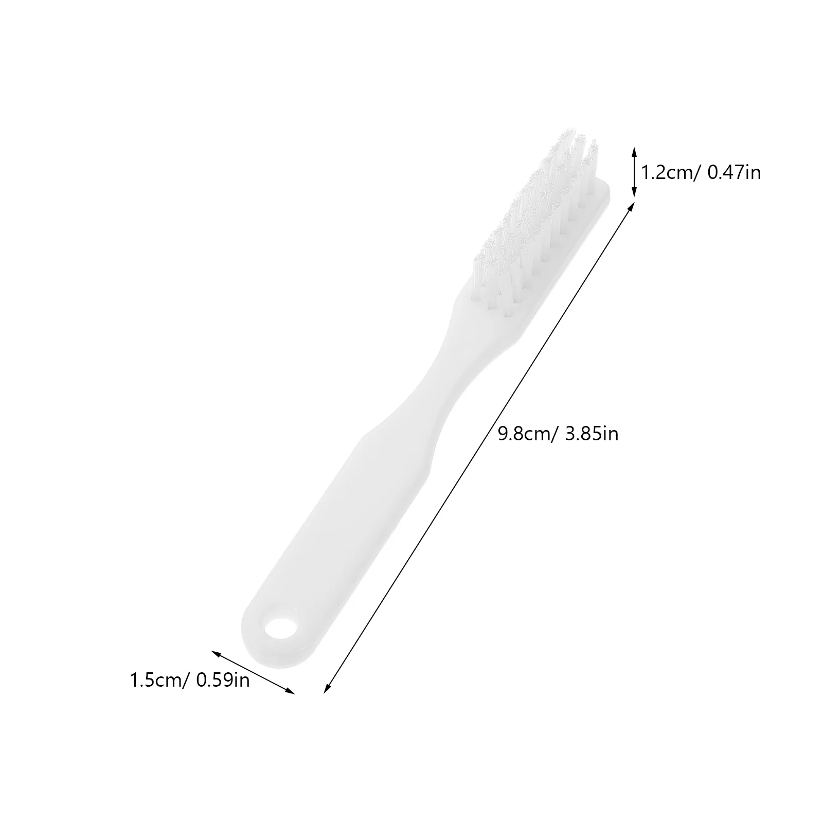 

5pcs Set of 5 Toothbrush Mini Brushes Camping Clean Tools Handle Household White Convenient Bulk